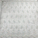 Embroidered Corded Bridal Lace Turquoise