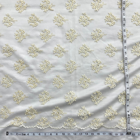 Beaded Embroidered Lace Mesh