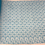 Corded Bridal Lace Fabric 54" Polyester Net Mesh