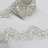 Embroidered Corded Lace Trimming