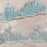 Beaded Corded Lace Trim 4"