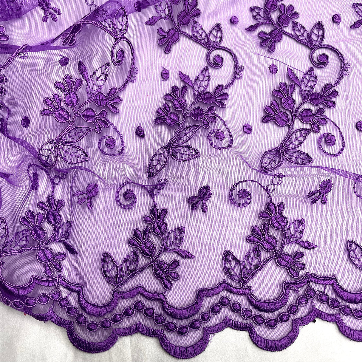 Corded Bridal Lace Mesh