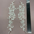 Beaded Corded Lace Applique