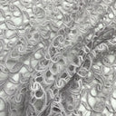 Embroidered Lace Fabric Blush 55" Polyester Net Mesh