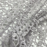 Embroidered Lace Fabric Blush 55" Polyester Net Mesh