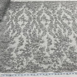 Beaded Embroidered Lace Mesh