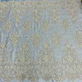 Beaded Corded Bridal Lace Fabric 56" Wide