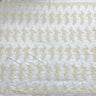Corded Bridal Lace Fabric on Polyester Mesh