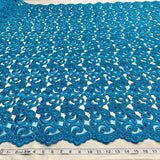 Beaded Corded Bridal Lace Fabric 52" Wide
