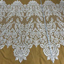 Embroidered Bridal Lace Mesh