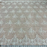 Beaded Corded Bridal Lace Ivory Mesh