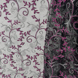 Embroidered Lace Mesh Floral