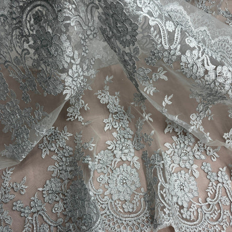 Corded Bridal Lace Fabric 50" Wide