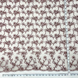 Corded Bridal Lace Fabric 54" Polyester Net Mesh