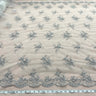 Beaded Corded Bridal Lace Fabric 54" Polyester Net Mesh