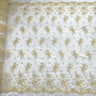 Bridal Lace Fabric Corded Embroidered 54" Wide