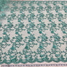 Beaded 3D Floral Lace Mesh