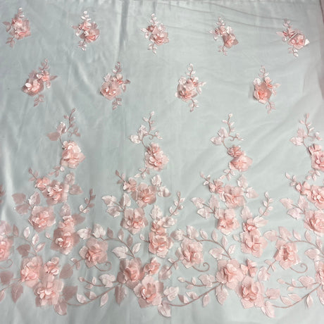 3D Floral Lace Fabric 60" Wide