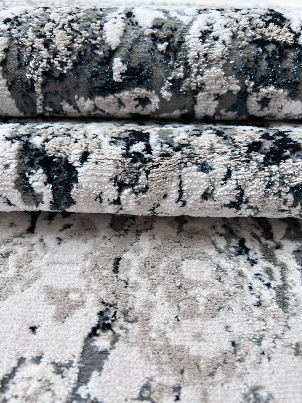 Color-Shifting Foldable Flat Weave Area Rug - 60% Polypropylene 40% Polyester Fabric - Shifting Hues, KV68, 7'9" X 10'2" (1 Rug)