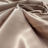 Satin Bridal Fabric - 100 Percent Polyester Lace Fabric, 60" Width, Black (1 Yard)