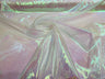 Iridescent Organza Polyester Fabric - Pink Iridescent, Sheer, Lightweight (1 Yard)