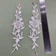 Embroidered Lace Applique Ivory