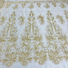 Beaded Embroidered Lace Fabric