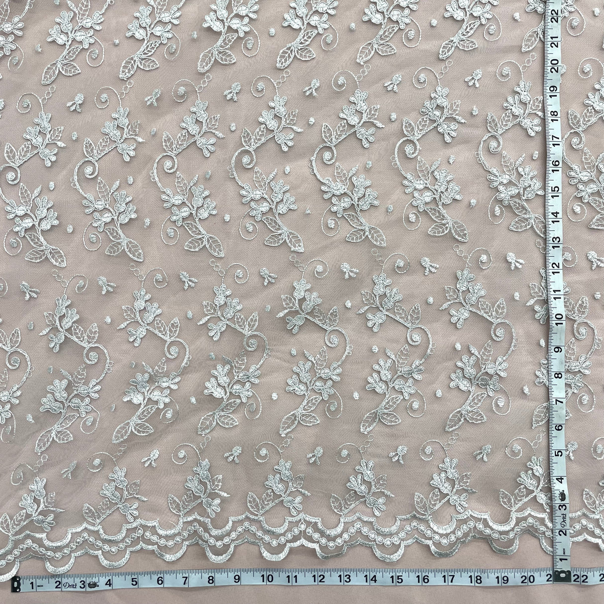Corded Bridal Lace Mesh