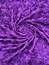 Rosette 3D Satin Polyester Fabric - 3D Rosette Design, 54" Width (1 Yard)