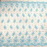 Bridal Lace Fabric Corded Embroidered 54" Wide