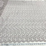 Embroidered Lace Fabric Blush 55" Polyester Net Mesh