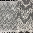 Embroidered Chantilly Lace Off White