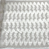 1 Yard Corded Embroidered Bridal Lace Fabric for Wedding Gowns 54 inch Width
