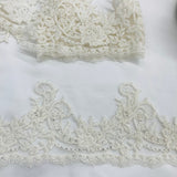 Beaded Corded Lace Trim