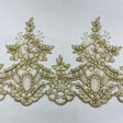Embroidered Corded Lace Trimming