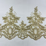 Embroidered Corded Lace Trimming