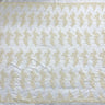 1 Yard Corded Embroidered Bridal Lace Fabric for Wedding Gowns 54 inch Width
