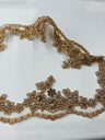 Beaded Corded Lace Trim 4"