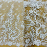 Beaded Corded Bridal Lace