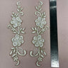 Beaded Corded Lace Applique