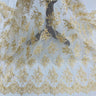 Beaded Corded Bridal Lace Fabric 54"