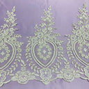 Beaded Corded Lace Trimming 13"