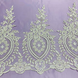 Beaded Corded Lace Trimming 13"