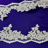 Beaded Corded Lace Trim 4"