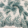 Beaded 3D Floral Lace Pistachio