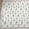 Beaded Lace Fabric on Polyester Net Mesh