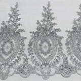 Beaded Corded Lace Trimming 13"