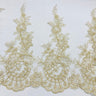 Embroidered Corded Lace Trim