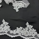 Beaded Corded Lace Trim 4"