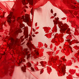 3D Floral Lace Fabric 60" Wide